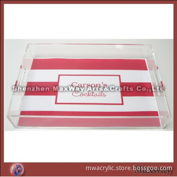 Pure Classic High Grade Fruit Acrylic Tray with Beautiful Cushion